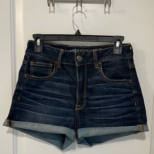 AE Ne(x)t Level Super High-Waisted Denim Short Short